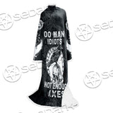 Viking Axe Symbols SED-0688 Sleeved Blanket