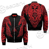 Ravens Norse Mythology Red Pattern SED-0697 Jacket