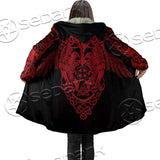 Ravens Norse Mythology Red Pattern SED-0697 Cloak