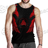 Ravens Norse Mythology Red Pattern SED-0697 Men Tank-tops