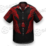 Ravens Norse Mythology Red Pattern SED-0697 Shirt Allover