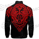 Ravens Norse Mythology Red Pattern SED-0697 Jacket