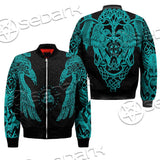 Ravens Norse Mythology Green Pattern SED-0698 Jacket