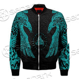 Ravens Norse Mythology Green Pattern SED-0698 Jacket