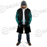 Ravens Norse Mythology Green Pattern SED-0698 Cloak