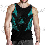 Ravens Norse Mythology Green Pattern SED-0698 Men Tank-tops