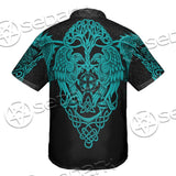 Ravens Norse Mythology Green Pattern SED-0698 Shirt Allover