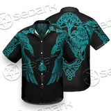 Ravens Norse Mythology Green Pattern SED-0698 Shirt Allover