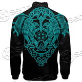 Ravens Norse Mythology Green Pattern SED-0698 Jacket