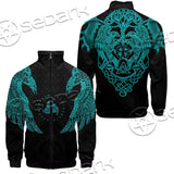 Ravens Norse Mythology Green Pattern SED-0698 Jacket