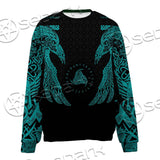 Ravens Norse Mythology Green Pattern SED-0698 Unisex Sweatshirt