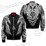 Ravens Norse Mythology White Pattern SED-0699 Jacket