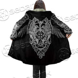 Ravens Norse Mythology White Pattern SED-0699 Cloak