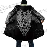 Ravens Norse Mythology White Pattern SED-0699 Cloak