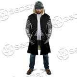 Ravens Norse Mythology White Pattern SED-0699 Cloak