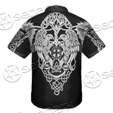 Ravens Norse Mythology White Pattern SED-0699 Shirt Allover