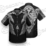 Ravens Norse Mythology White Pattern SED-0699 Shirt Allover