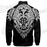 Ravens Norse Mythology White Pattern SED-0699 Jacket