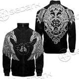 Ravens Norse Mythology White Pattern SED-0699 Jacket