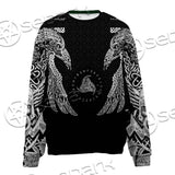 Ravens Norse Mythology White Pattern SED-0699 Unisex Sweatshirt