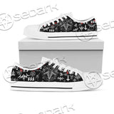 Occult Satan Symbols SED-0700 Unisex Canvas Shoes Low Top