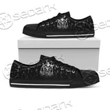 Baphomet Sigil Inverted Cross SED-0701 Unisex Canvas Shoes Low Top