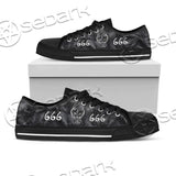 Satanic Cat 666 SED-0702 Unisex Canvas Shoes Low Top