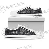 Satanic Cat 666 SED-0702 Unisex Canvas Shoes Low Top