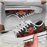 Goat Head 666 SED-0703 Unisex Canvas Shoes Low Top