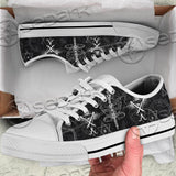 Theistic Satanism SED-0714 Unisex Canvas Shoes Low Top