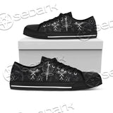 Theistic Satanism SED-0714 Unisex Canvas Shoes Low Top