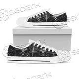 Theistic Satanism SED-0714 Unisex Canvas Shoes Low Top