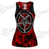 Red Sigil Baphomet SED-0718 Women Tank Top