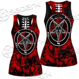 Red Sigil Baphomet SED-0718 Women Tank Top