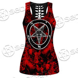 Red Sigil Baphomet SED-0718 Women Tank Top