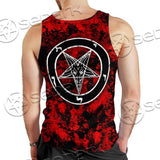 Red Sigil Baphomet SED-0718 Men Tank-tops
