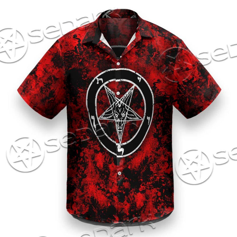 Red Sigil Baphomet SED-0718 Shirt Allover