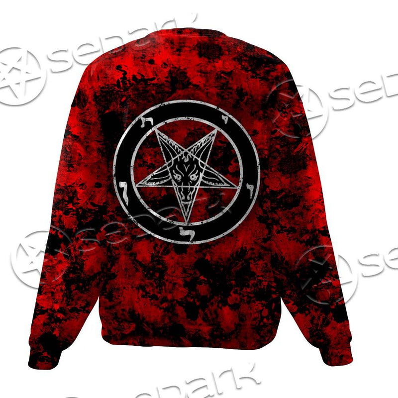 Red Sigil Baphomet SED-0718 Unisex Sweatshirt