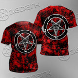 Red Sigil Baphomet SED-0718 Unisex T-shirt