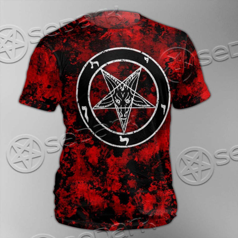 Red Sigil Baphomet SED-0718 Unisex T-shirt