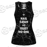 Hail Satan And Trust No One SED-0719 Women Tank Top