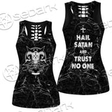 Hail Satan And Trust No One SED-0719 Women Tank Top