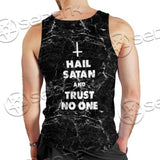 Hail Satan And Trust No One SED-0719 Men Tank-tops