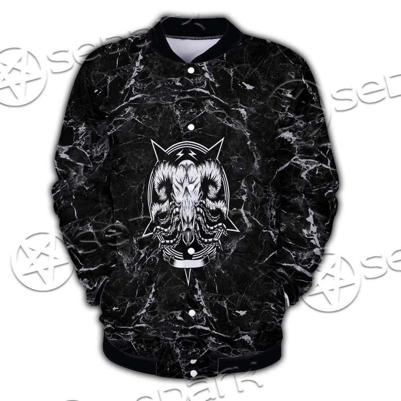 Hail Satan And Trust No One SED-0719 Button Jacket