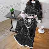Hail Satan And Trust No One SED-0719 Sleeved Blanket