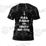 Hail Satan And Trust No One SED-0719 Unisex T-shirt