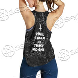 Hail Satan And Trust No One SED-0719 Women Tank Top