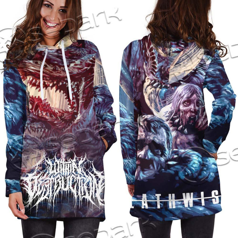 Satan Within Destruction SED-0721 Hoodie Dress