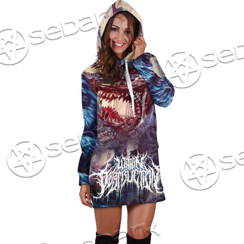 Satan Within Destruction SED-0721 Hoodie Dress