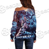 Satan Within Destruction SED-0721 Off Shoulder Sweaters
